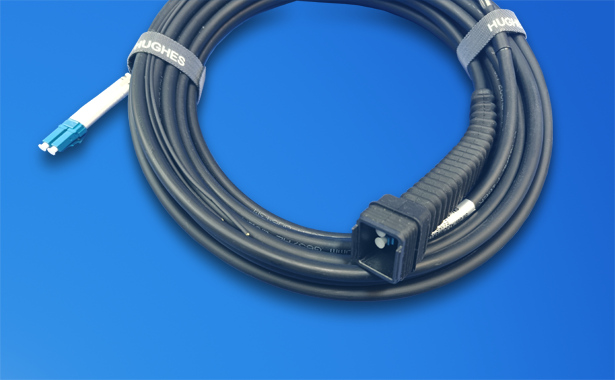 Nokia Flexiboot outdoor fibre jumper with DLC connectors